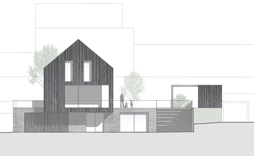 Einfamilienhaus Heilbronn Ansicht West